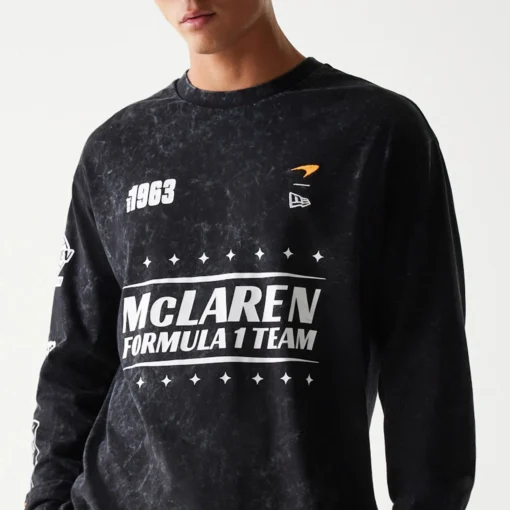 Playera Manga Larga McLaren X New Era 2025 Negra