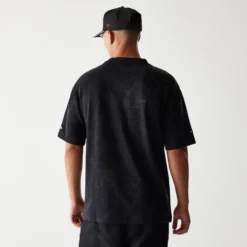 Playera McLaren X New Era 2025 Washed Negra Oversize