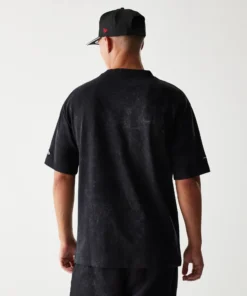 Playera McLaren X New Era 2025 Washed Negra Oversize