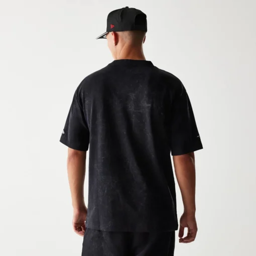 Playera McLaren X New Era 2025 Washed Negra Oversize