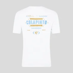 Playera Franco Colapinto 2025 Fanwear Blanca