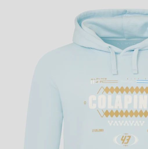 Sudadera Franco Colapinto 2025 Fanwear Azul