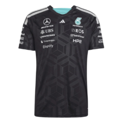 Playera Mercedes AMG F1 2026 Negra Fan