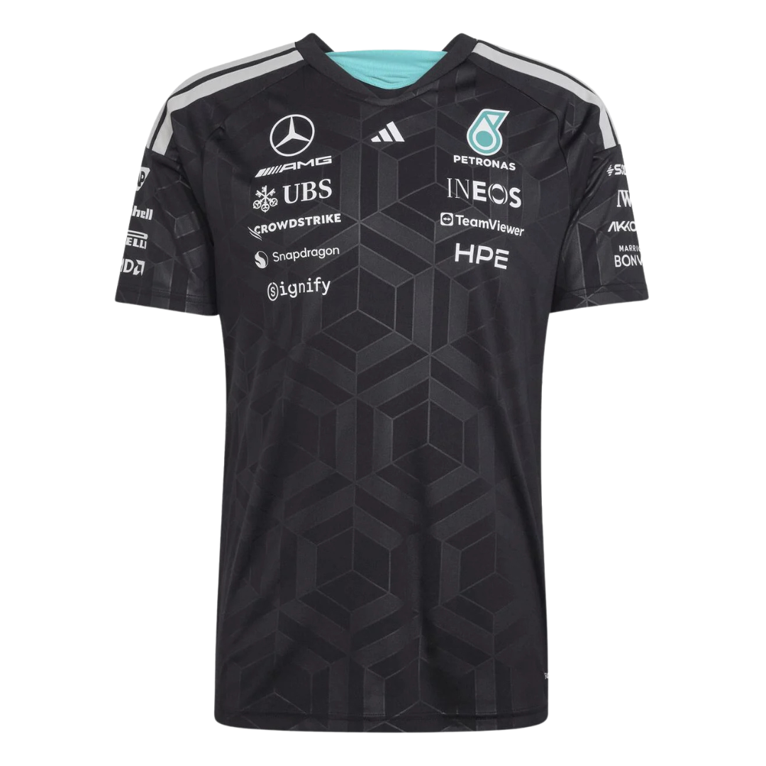 Playera Mercedes AMG F1 2026 Negra Fan