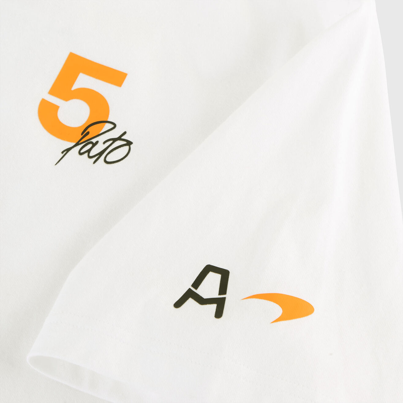 Playera Pato O'Ward 2026 Fanwear Blanca