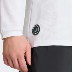 Playera Mercedes AMG F1 2026 Manga Larga Blanca Piloto