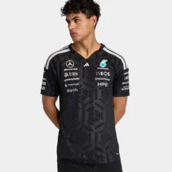 Playera Mercedes AMG F1 2026 Negra Fan