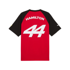 Playera Lewis Hamilton Racing Fanwear 2026 Roja