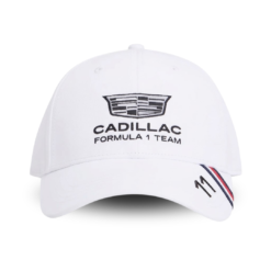 Gorra Checo Pérez Cadillac F1 2026 Blanca