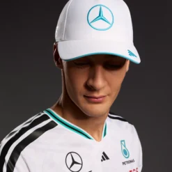 Gorra George Russell 2026 Blanca