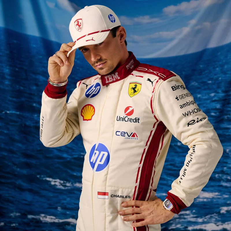 Gorra Charles Leclerc GP Mónaco 2026