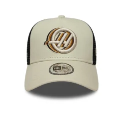 Gorra Haas F1 2026 Fanwear Trucker Beige