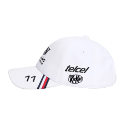 Gorra Checo Pérez 2026 Blanca Piloto All Season